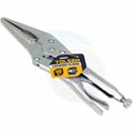 Tolsen 9-in. Long Needle Nose Locking Vise Grips Jaw Clamp Pliers 10052